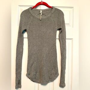 Gray lululemon Women's Ribbed Knit sweater